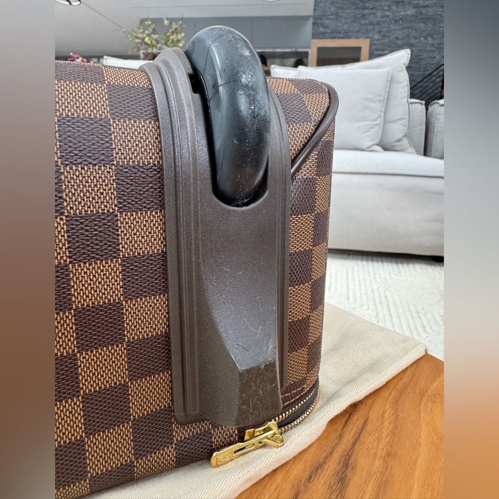 Louis Vuitton Brown Damier Ebene Canvas Carry-On with Gold Hardware - Picture 13 of 15